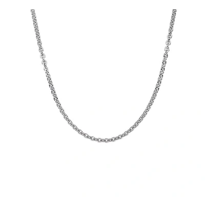 Afbeelding van YO&amp;NO Ketting Zilver Anker plat 1,4 mm 36 + 4 cm Gerhodineerd 925