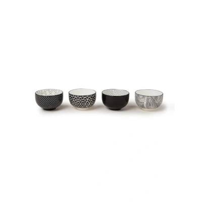 Afbeelding van Theekop Bredemeijer Pucheng Zwart 200 ml (set van 4)