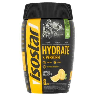 Afbeelding van 6x Isostar Hydrate &amp; Perform Lemon 400 gr