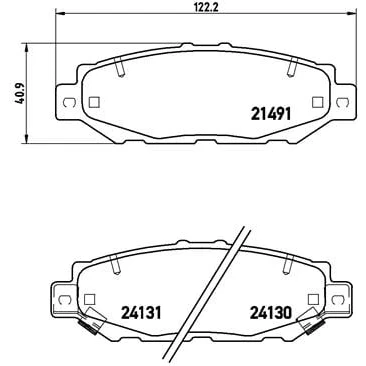Afbeelding van Brembo Remblokset P 83 038