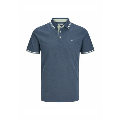 Afbeelding van Jack &amp; Jones Paulos SS NOOS Poloshirt, Heren, Maat: Small, Oceanview