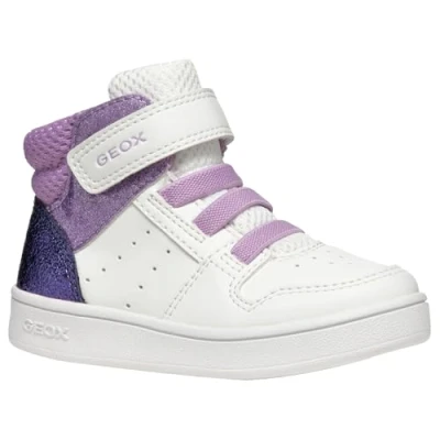 Afbeelding van Geox Meisjes B Eclyper Girl A Sneaker, Wit, 27 EU
