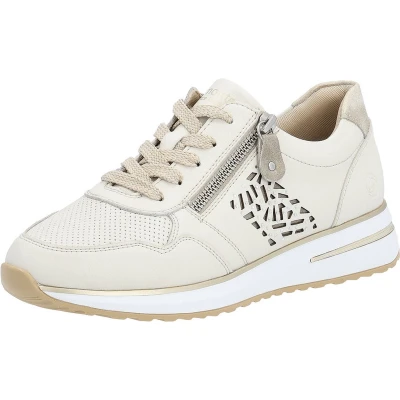Afbeelding van Remonte Dames D1G00 sneakers, offwhite/parel/schelp/offwhite / 81, 36 EU, Offwhite Parelschelp EU