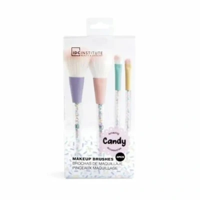Afbeelding van Make up Borstel set IDC Institute Candy (4 pcs)