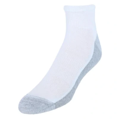 Afbeelding van Hanes heren Sokken, X temp gewatteerde enkelsokken, 12 Pack, Wit 6