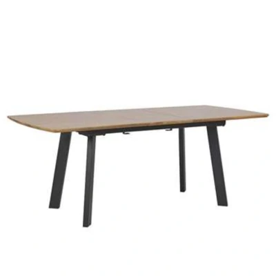 Afbeelding van Beliani SALVADOR Uitschuifbare eettafel Donkerhout 90x160200 cm MDF