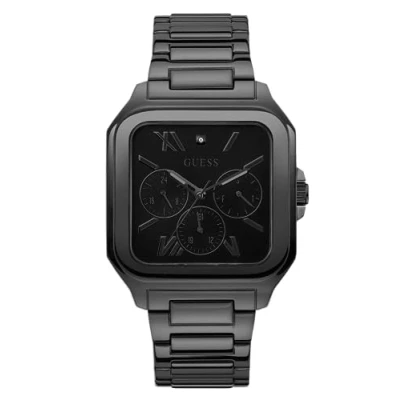 Afbeelding van Guess Integrity Horloge, Heren, Maat: One Size, Black sunray