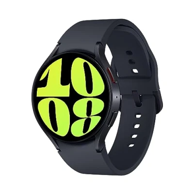 Afbeelding van Samsung Galaxy Watch6 44 mm, slaapanalyse smartwatch, wellnessmonitor, lange levensduur, bluetooth, touch ring in aluminium, grafiet [Italiaanse versie]