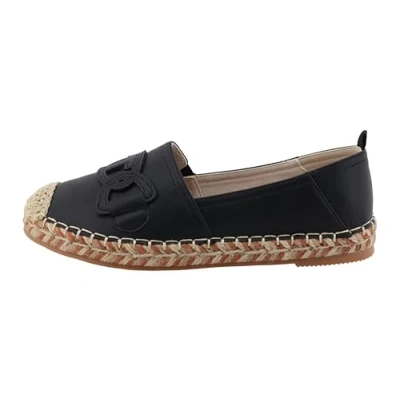 Afbeelding van TOM Tailor Licence Flache MIT KONTRASTNÄHTEN Espadrilles, Dames, Maat: 40, Navy Pu