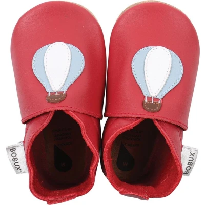 Afbeelding van Bobux Soft Soles Red hot air balloon Babyslofjes EU 18