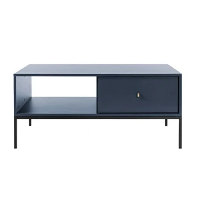 Afbeelding van Selsey Monne Koffietafel 68x104 cm Marineblauw