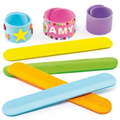 Afbeelding van Baker Ross AF375 Foam Snap On Armbanden Set van 8, Nieuwigheid Speelgoed voor Kinderen, Perfecte Feest, Boot of Prijs Bag Filler, Verschillende Kleuren