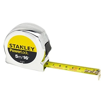 Afbeelding van Stanley 0 33 553 Metrische/Imperial Meetlint Powerlock met 19mm Blade, 5m/16&#039;
