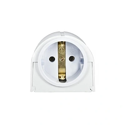 Afbeelding van Schuko stopcontact, 1 voudig, opbouw, verborgen sleuf, CE (1 voudig verborgen)