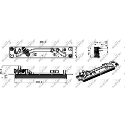 Afbeelding van Oliekoeler, automatische transmissie NRF 31285
