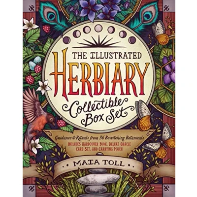 Afbeelding van The Illustrated Herbiary Collectible Box Set: Guidance and Rituals from 36 Bewitching Botanicals; Includes Hardcover Book, Deluxe Oracle Card Set, Carrying Pouch