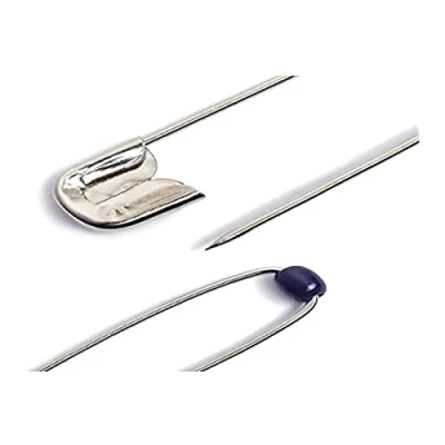 Afbeelding van Prym 089184 kogelveiligheidsspeld, nr. 3, 48 mm, zilverkleurig, staal