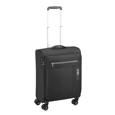Afbeelding van Roncato Lite Soft 4 Wheel Cabin Trolley nero fumo Zachte koffer