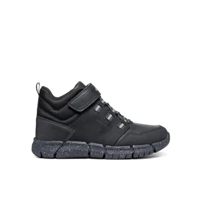 Afbeelding van Geox Flexyper BOY ABX Veterboots voor kinderen, Maat: 31, Navy/azure Leer en imitatieleer