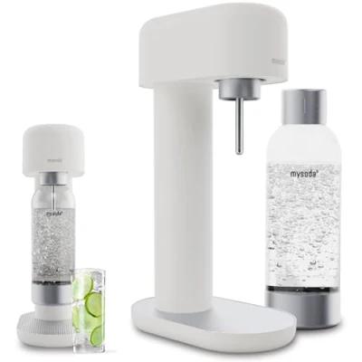 Afbeelding van Mysoda Ruby 2 White Silver aluminium, design bruiswatertoestel