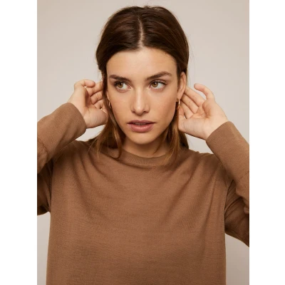 Afbeelding van Alder knitted jumper Hazelnut / L