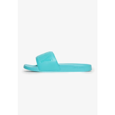 Afbeelding van Superdry Vrouwen Vegan Code Core Badslippers Blauw Grootte: L