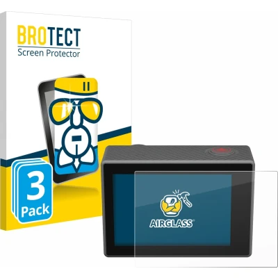 Afbeelding van BROTECT Screenprotector voor Akaso V50 Elite Folie Beschermfolie Beschermglas transparant (3 Stuks)