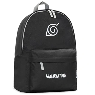 Afbeelding van Naruto Rugzak Anime Schooltas Akatsuki, Zwart/Wit, Eén maat