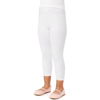 Afbeelding van Merry Style Meisjes 3/4 Legging van Viscose MS10 131 (Wit, 134 cm)
