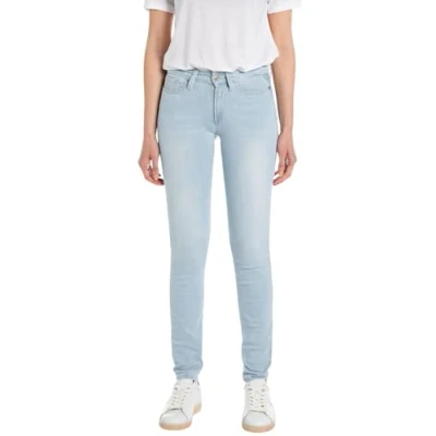 Afbeelding van Replay New Luz Powerstretch Denim Jeans voor dames, 011 Super Light Blue, 30W x 30L