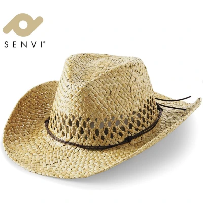 Afbeelding van Senvi Handgemaakte Cowboyhoed Maat One Size Kleur Natural