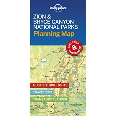 Afbeelding van Zion &amp; Bryce Canyon National Parks Planning Map 1ed Anglais