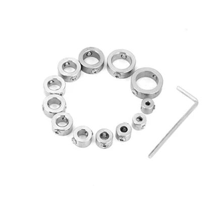 Afbeelding van 12 stks 3 16mm Boordiepte Stop Bit Kraag Set Boorgrens Ring Boor Diepte Kragen Positioner Locator