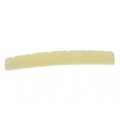 Afbeelding van Dopro Gebogen 42mm Ongebleekte Pure Bone Nut Gitaar Slotted voor Strat/Tele 42x3.2mm
