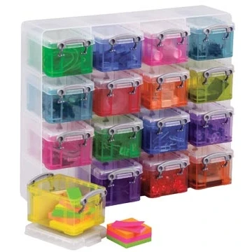 Afbeelding van REALLY USEFUL BOX Organiser Pack 0,14 Liter kleuren mix (16x 0,14L + Tray)