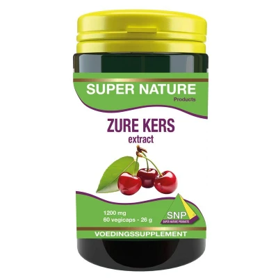 Afbeelding van SNP Zure kers extract 1200 mg 60 capsules