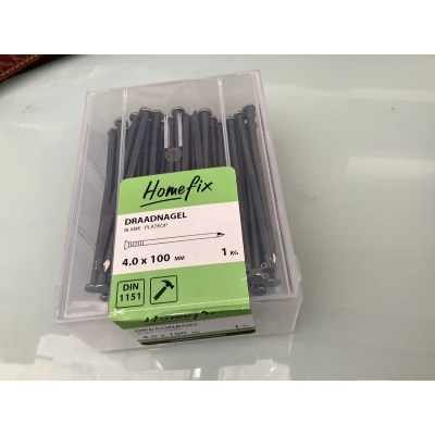 Afbeelding van Homefix Draadnagel Blank Pk 4.0X100 (1Kg)