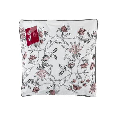 Afbeelding van Miss Lucy Aster Kussenhoes Kussensloop Sierkussen Sierkussenhoes 41 x cm Wit
