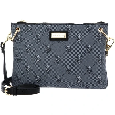 Afbeelding van U.S. POLO ASSN. Schoudertas Hampton Flat Crossbody Bag Black Zwart
