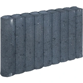 Afbeelding van Gardenlux Rondo Palissadeband 8x35x50 Cm Zwart Perfect voor uw terras!