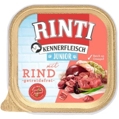 Afbeelding van 9x300g Kennerfleisch Rund RINTI Hondenvoer nat