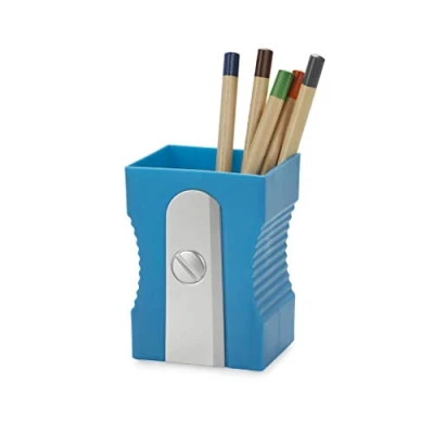 Afbeelding van Balvi Puntenslijper Pennenhouder Blauw