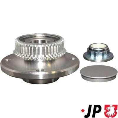 Afbeelding van JP GROUP 1151402100 Wiellagerset Achteras links, rechts Met ingebouwd wiellager, ABS sensorring VOLKSWAGEN: Caddy 2 Kastenwagen,