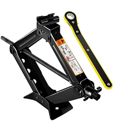 Afbeelding van Forever Speed Schaarkrik auto krik voor personenauto&#039;s SUV MPV Max 1,5T met handslinger, garagekrik ratel autokrik