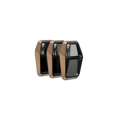 Afbeelding van PolarPro DJI Air 3S Shutter Collection (ND8, ND32, ND128 Black Mist) Drone Filter