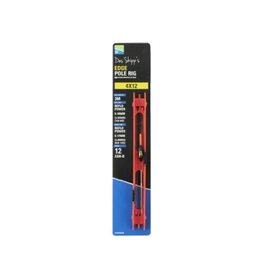 Afbeelding van Preston Des Shipp&#039;s Edge Pole Rig 3m Maat : 4x12 Line 0.19mm Hook 0.17mm Haak XSH B 12