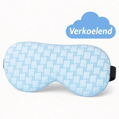 Afbeelding van Ella Verkoelend Slaapmasker vrouwen &amp; mannen Oogmasker met velvet stoffen kant Verstelbaar Slaapmaskers