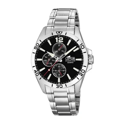 Afbeelding van Lotus Multifunction Chronograaf, Heren, Maat: One Size, Black