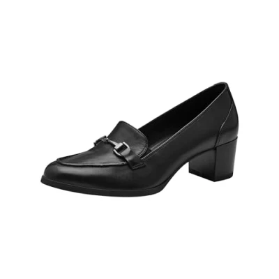 Afbeelding van Tamaris Trotteur Instappers, Dames, Maat: 38, Black Leer