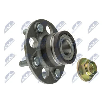 Afbeelding van NTY KLT HD 056 Wiellagerset Achteras, Achteras links, rechts Met wielnaaf HONDA: Jazz Hatchback (GD, GE3, GE2) 1.3 iDSi, 1.4, 1.2 i DSI